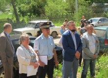 начальник ОГИБДД по Смоленскому району встретился с населением для обсуждения проблем, связанных с обеспечением безопасности дорожного движения - фото - 1