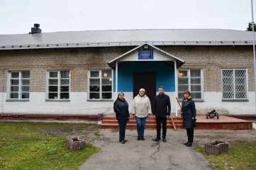 глава района Ольга Павлюченкова посетила Синьковскую среднюю школу - фото - 4