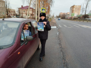 сотрудниками Госавтоинспекции Смоленского района проводится профилактическое мероприятие «Безопасная зимняя дорога» - фото - 2