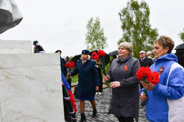 Митинг в честь Дня Великой Победы на мемориальном комплексе в деревне Ракитня - 2024 - 4