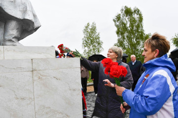 Митинг в честь Дня Великой Победы на мемориальном комплексе в деревне Ракитня - 2024 - 3