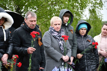 Митинг в честь Дня Великой Победы на мемориальном комплексе в деревне Ракитня - 2024 - 6