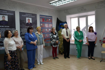 в Кощинской средней школе состоялось торжественное открытие Зала Памяти - фото - 10
