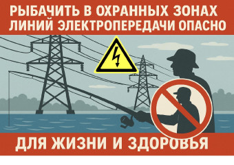 энергетики напоминают: рыбачить в охранных зонах линий электропередачи опасно для жизни и здоровья - фото - 1