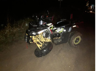 дети на квадроцикле попали в серьезное ДТП - фото - 1