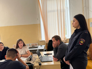 профилактическая встреча по безопасности в Катынской школе - фото - 4