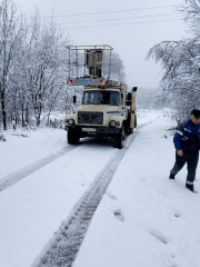 в связи с погодными условиями в ряде населенных пунктов Касплянского и Стабенского территориальных комитетов произошло аварийное отключение электроснабжения - фото - 3