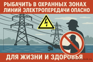 энергетики напоминают: рыбачить в охранных зонах линий электропередачи опасно для жизни и здоровья - фото - 1