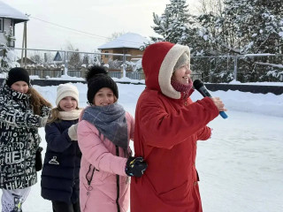 открыли каток в Михновке - фото - 10