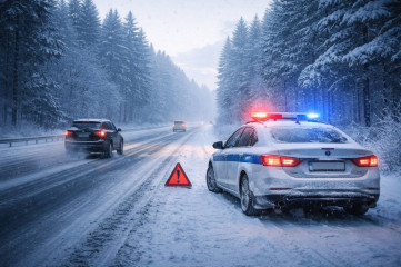 госавтоинспекция предупреждает о сильных морозах и советует водителям быть особенно внимательными на дорогах - фото - 1