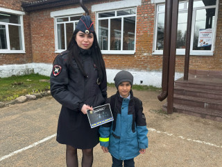 сотрудники Госавтоинспекции провели профилактическую акцию «Заметный пешеход» - фото - 4