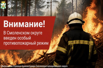 в Смоленском округе введён особый противопожарный режим - фото - 1