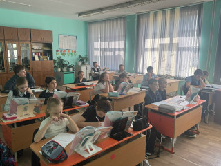 госавтоинспекция провела познавательный урок в Хохловской школе - фото - 3