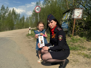 сотрудники Госавтоинспекции провели профилактическую акцию «Дорога БЕЗопасности» - фото - 2