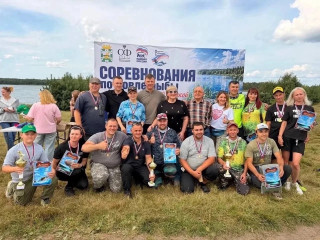 по доброй традиции соревнования по рыбной ловле на озере Каспля - фото - 9